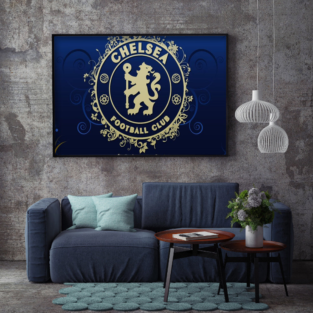 Football Club - Full Round Drill Diamond Painting 50*30CM