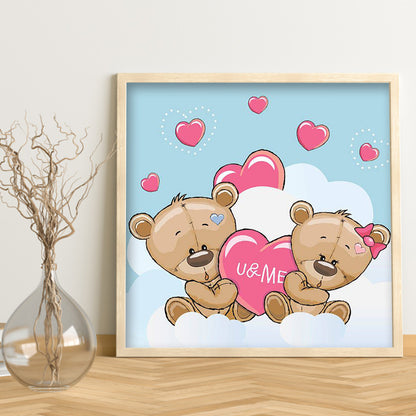 Cartoon Bear - Full Square Drill Diamond Painting 40*40CM