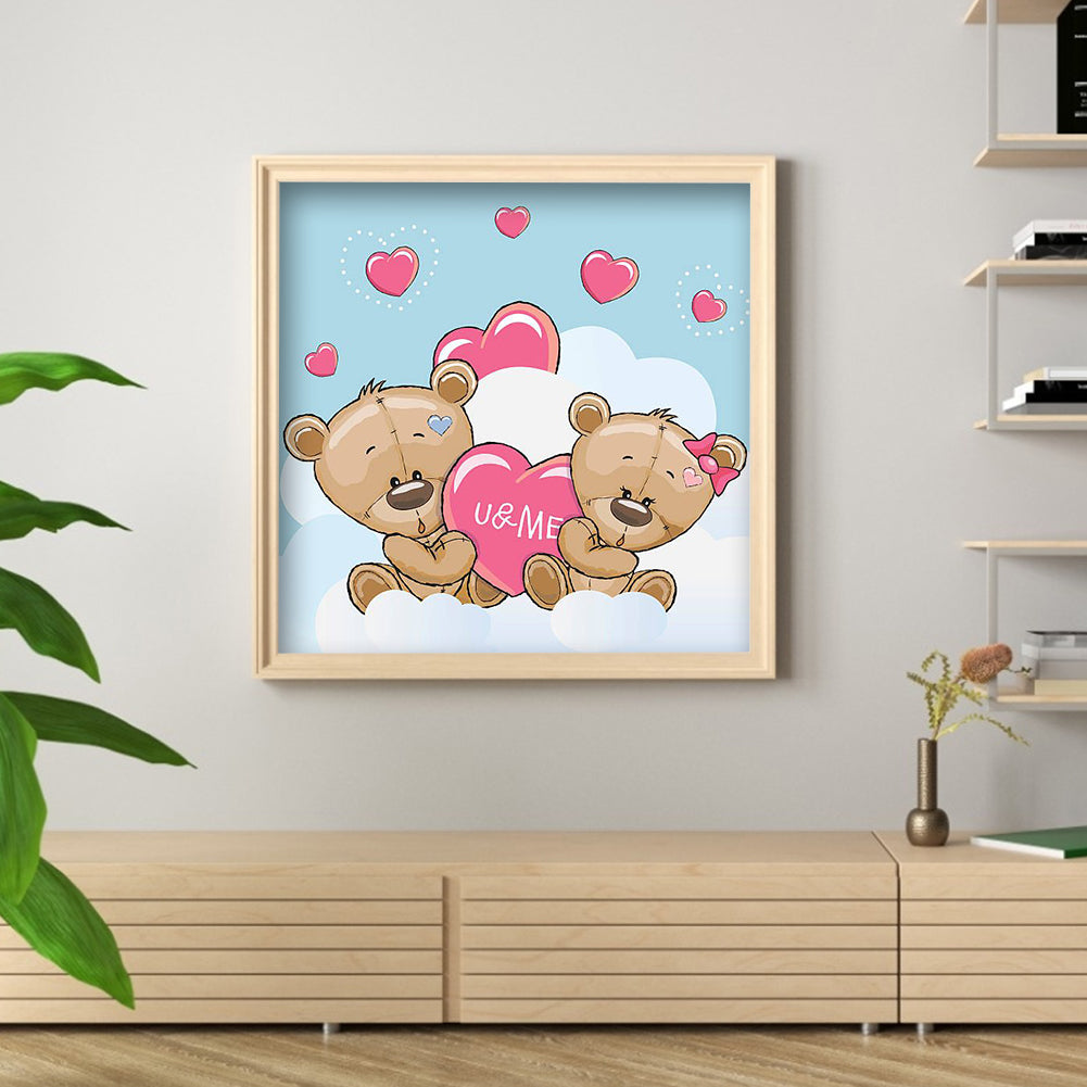 Cartoon Bear - Full Square Drill Diamond Painting 40*40CM