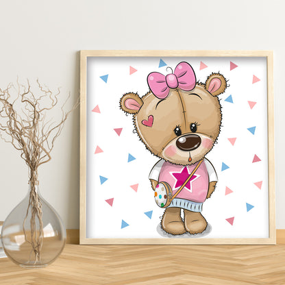 Cartoon Bear - Full Square Drill Diamond Painting 40*40CM