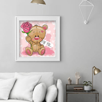 Cartoon Bear - Full Square Drill Diamond Painting 40*40CM