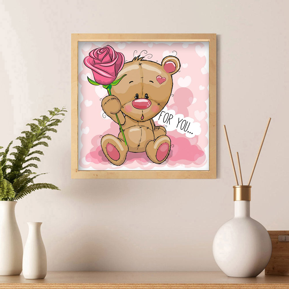 Cartoon Bear - Full Square Drill Diamond Painting 40*40CM