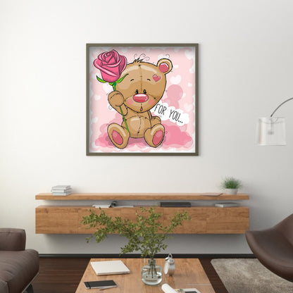 Cartoon Bear - Full Square Drill Diamond Painting 40*40CM