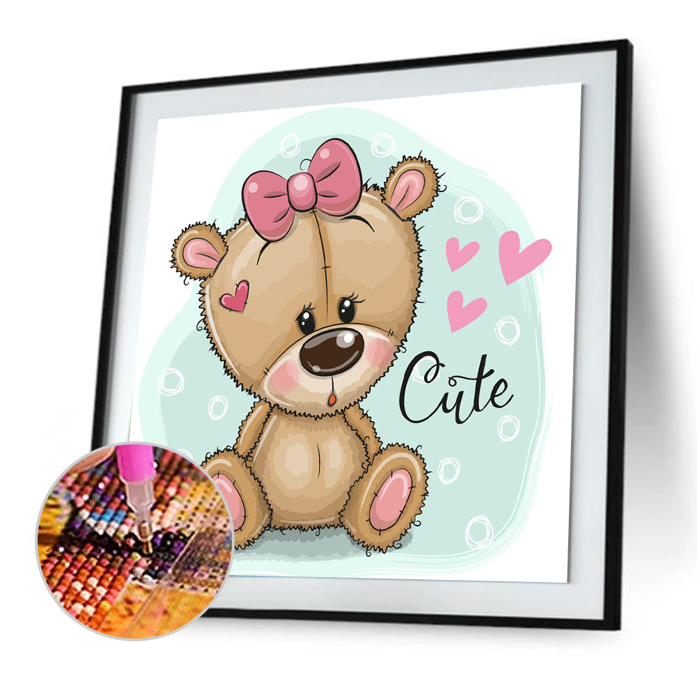 Cartoon Bear - Full Square Drill Diamond Painting 40*40CM