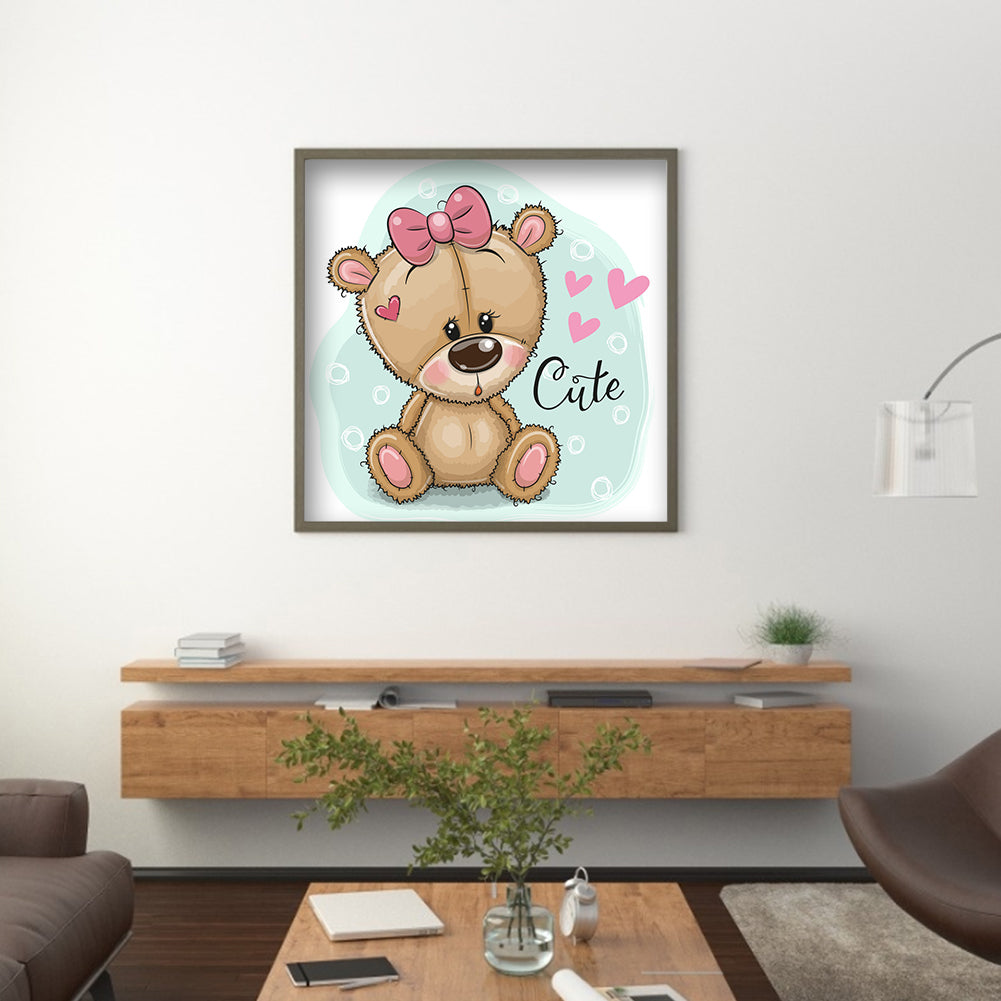 Cartoon Bear - Full Square Drill Diamond Painting 40*40CM