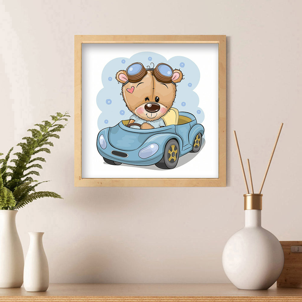 Cartoon Bear - Full Square Drill Diamond Painting 40*40CM