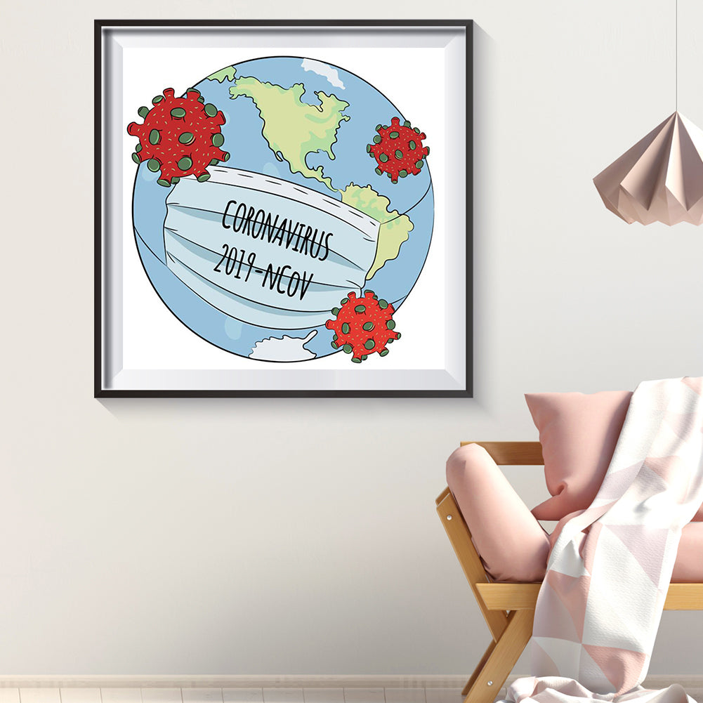 Epidemic - Full Round Drill Diamond Painting 30*30CM