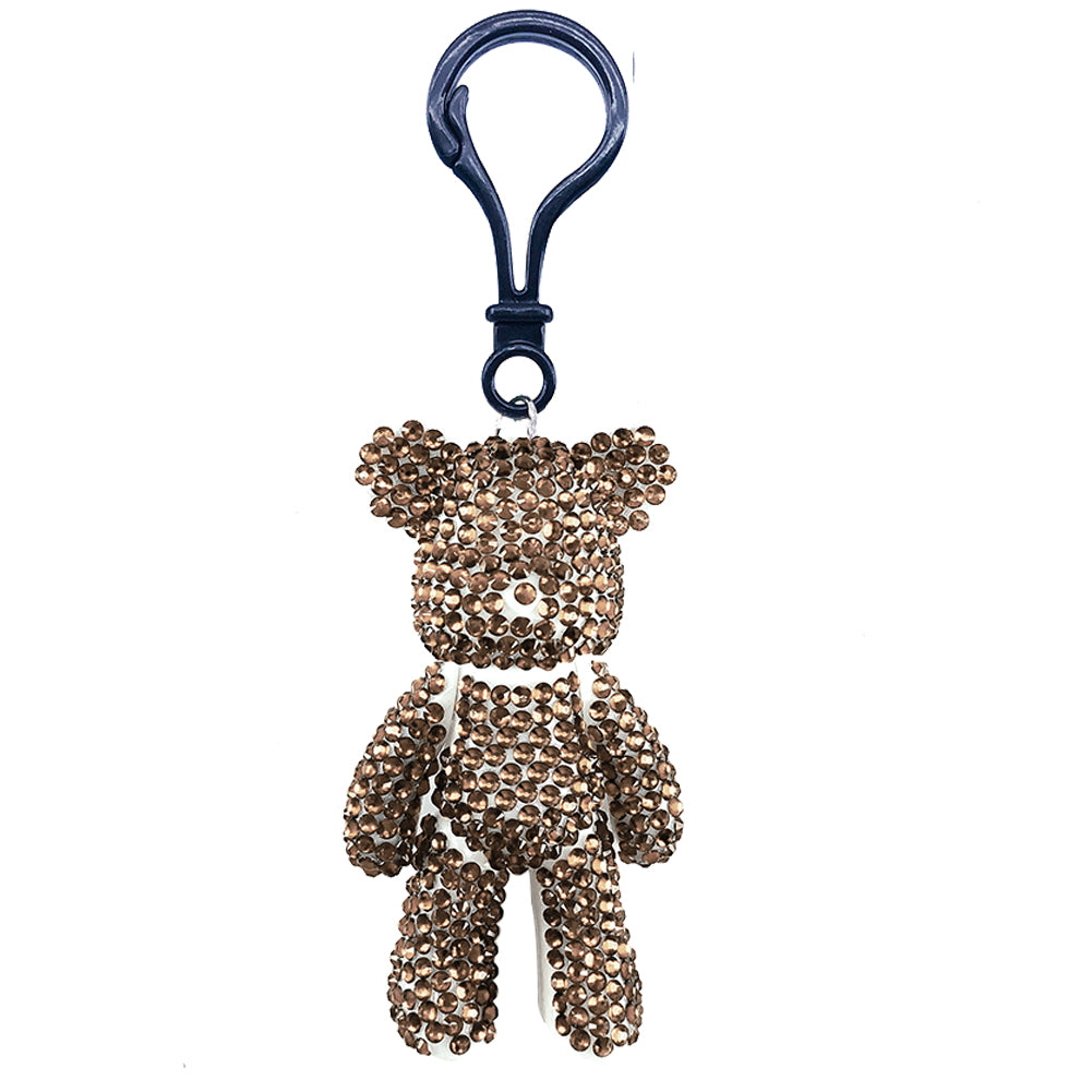 Diamond Mosaic Bear Keychain DIY Rhinestone Drill Painting Kit Key Chain