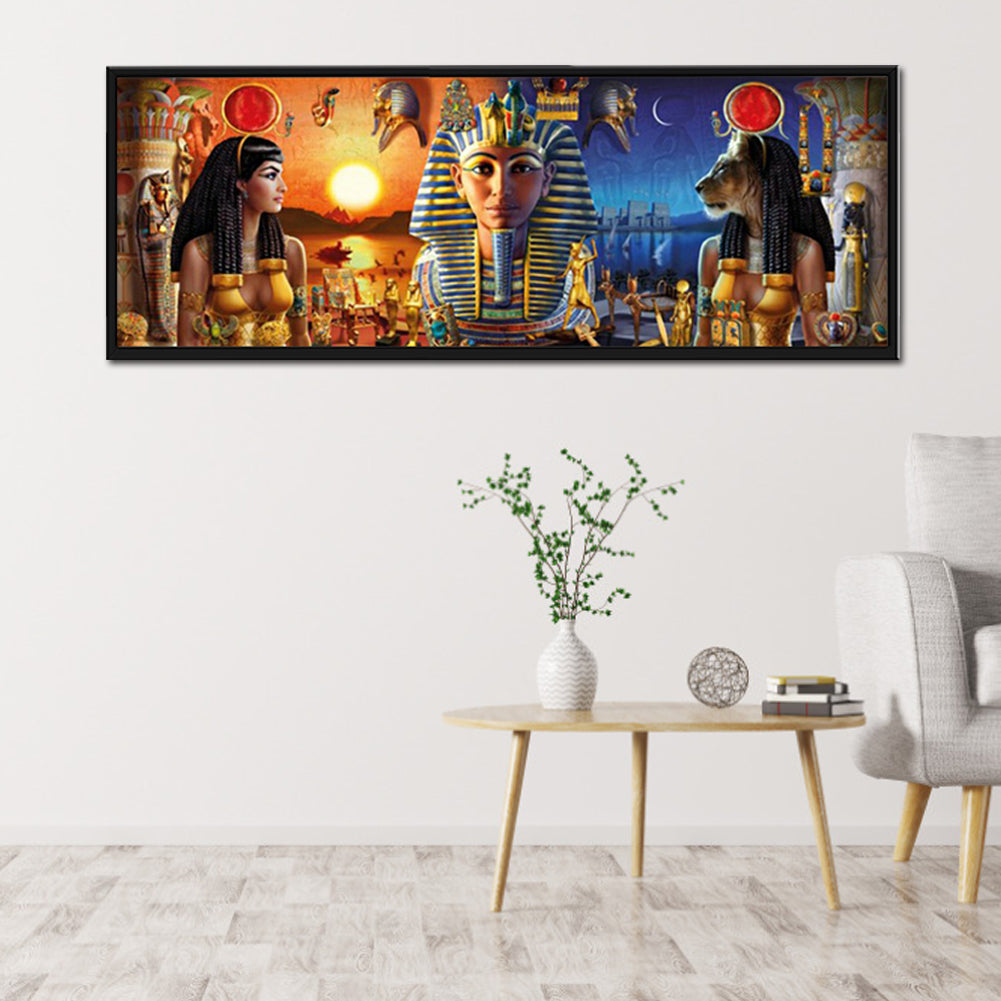 Pharaoh - Full Square Drill Diamond Painting 90*30CM