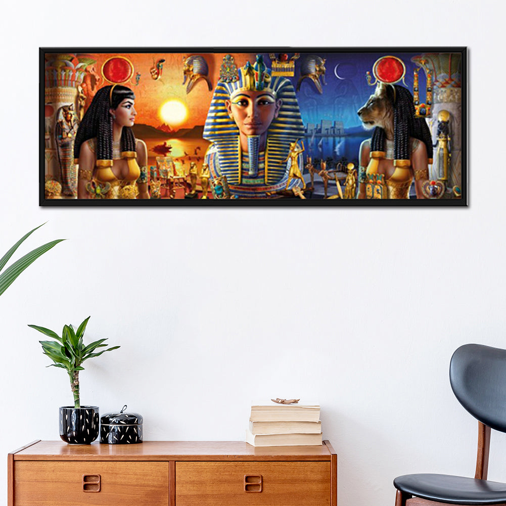 Pharaoh - Full Square Drill Diamond Painting 90*30CM