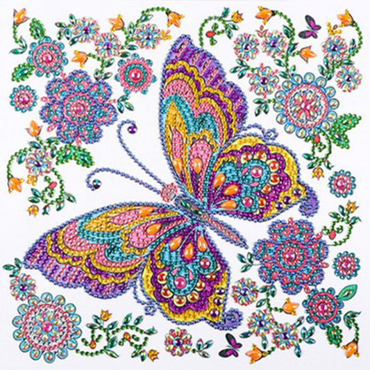 Butterfly - Special Shaped Drill Diamond Painting 30*30CM