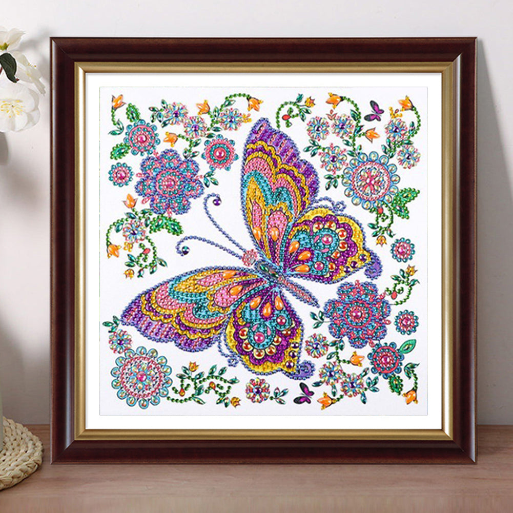 Butterfly - Special Shaped Drill Diamond Painting 30*30CM