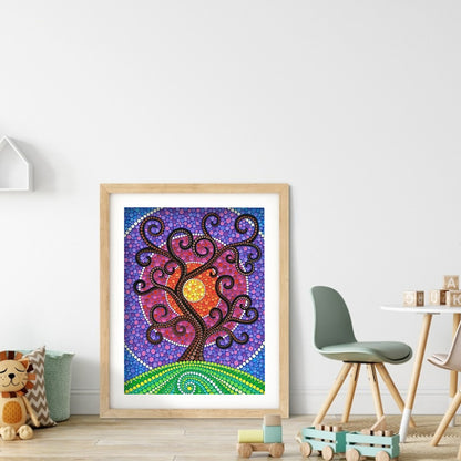 Life Tree - Special Shaped Drill Diamond Painting 30*40CM