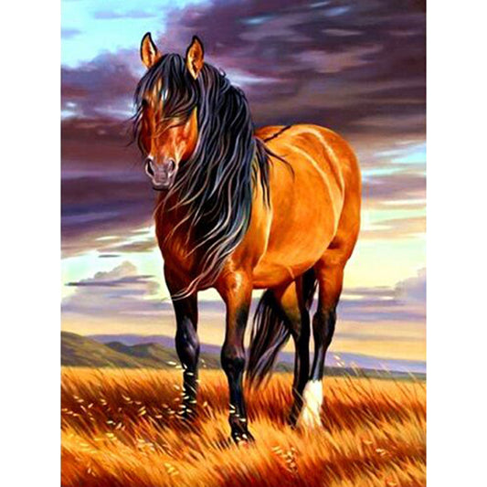 Horse - Full Round Drill Diamond Painting 30*40CM