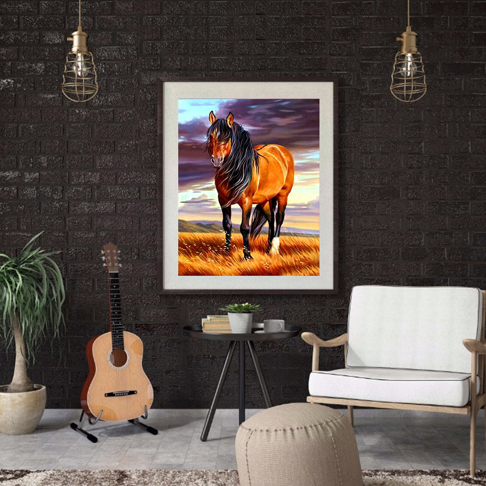 Horse - Full Round Drill Diamond Painting 30*40CM