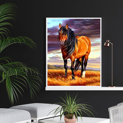 Horse - Full Round Drill Diamond Painting 30*40CM