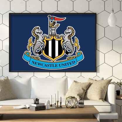 Newcastle United Crest - Full Round Drill Diamond Painting 40*30CM