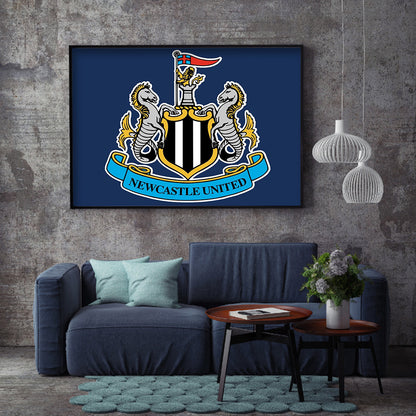 Newcastle United Crest - Full Round Drill Diamond Painting 40*30CM