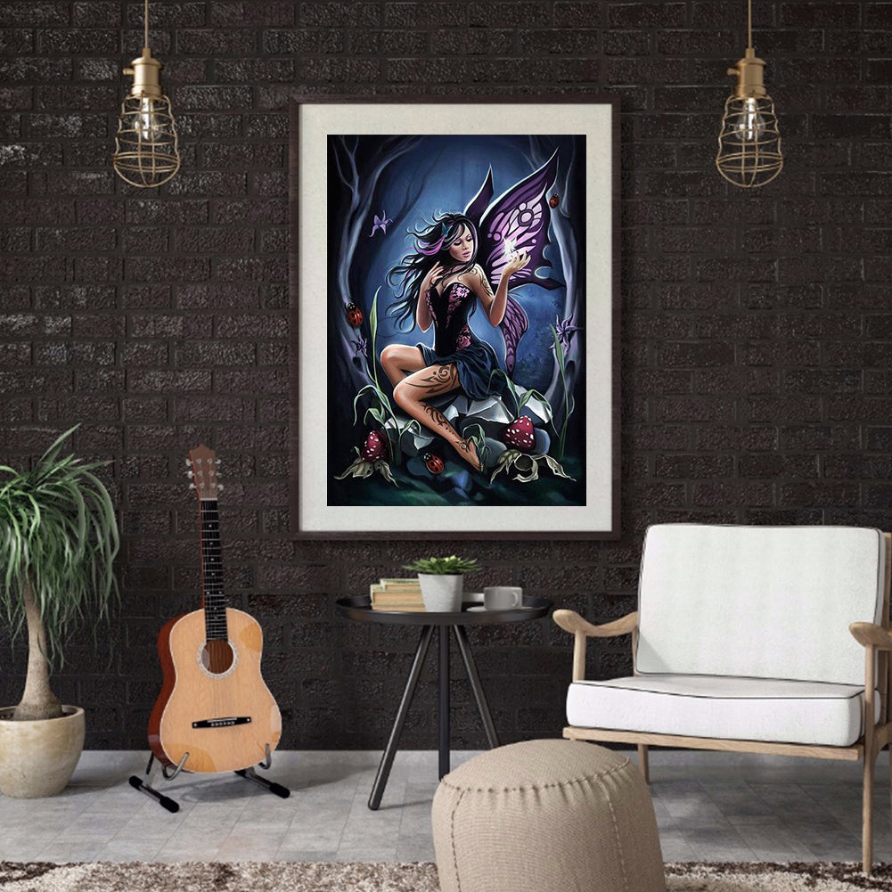 Girl - Full Round Drill Diamond Painting 30*40CM