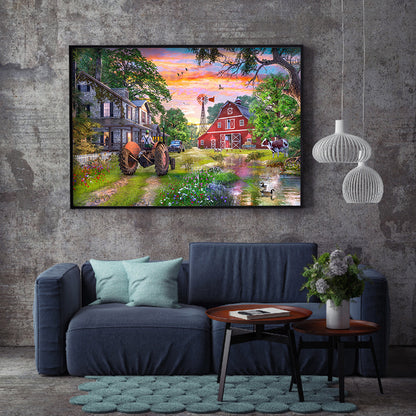 House Scenery - Full Round Drill Diamond Painting 50*40CM