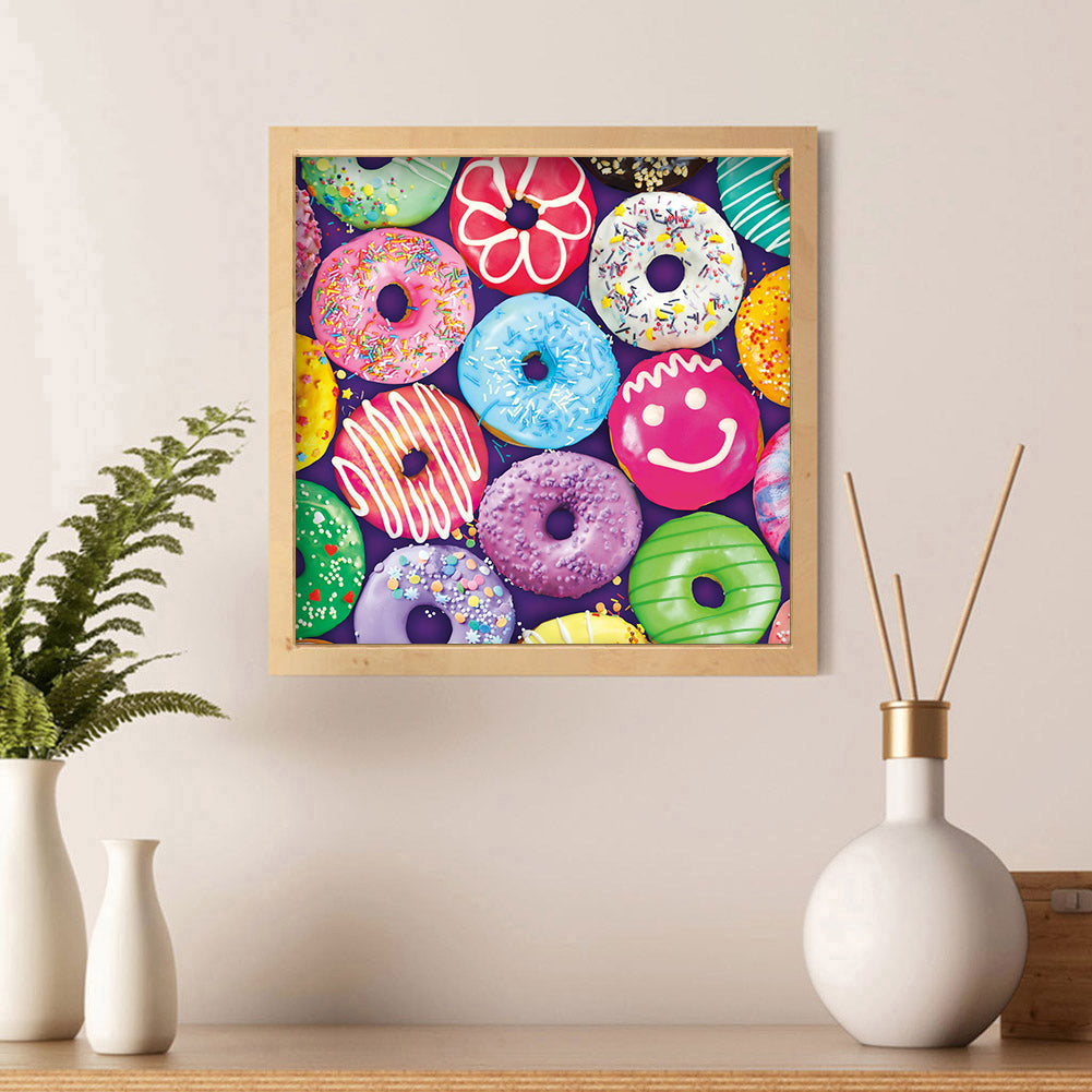 Donuts - Full Round Drill Diamond Painting 30*30CM