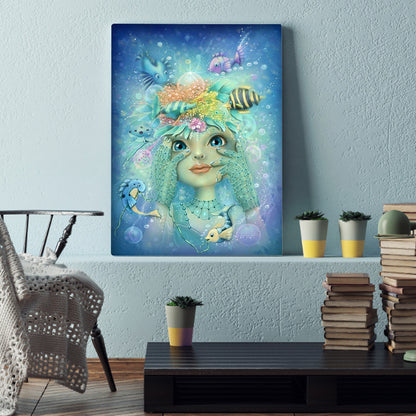 Girl - Full Round Drill Diamond Painting 30*40CM
