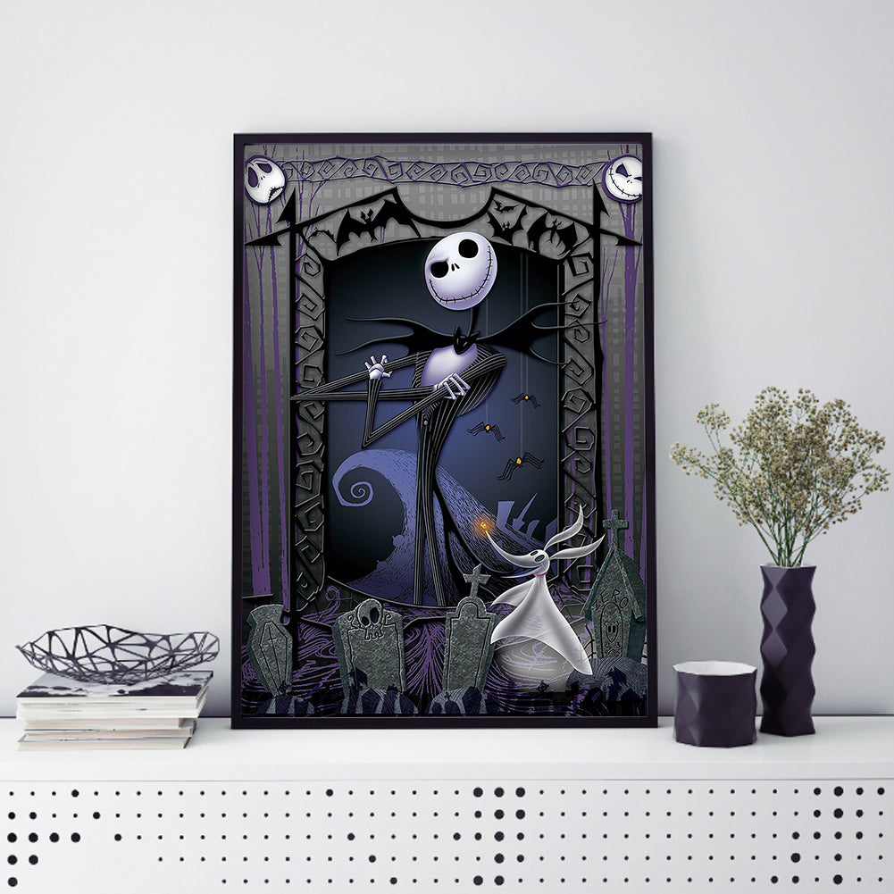 Skeleton - Full Round Drill Diamond Painting 30*40CM
