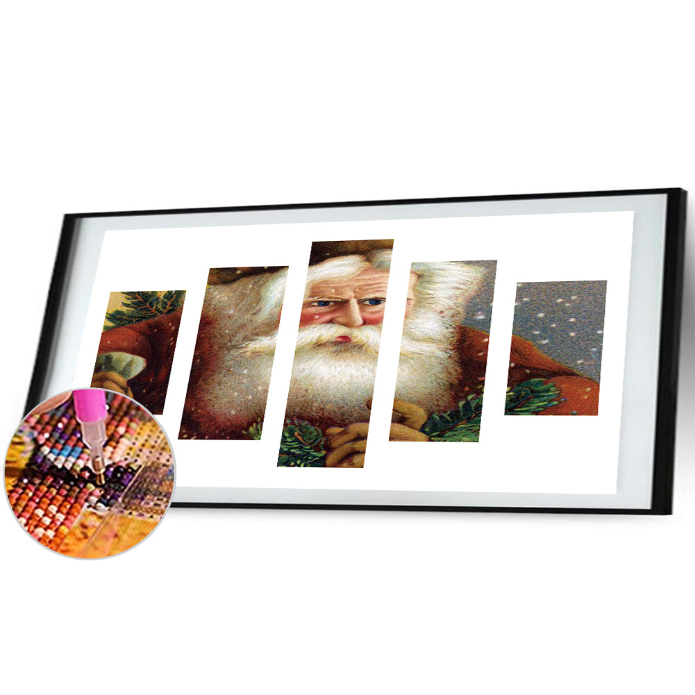 Santa Claus - Full Round Drill Diamond Painting 80*40CM