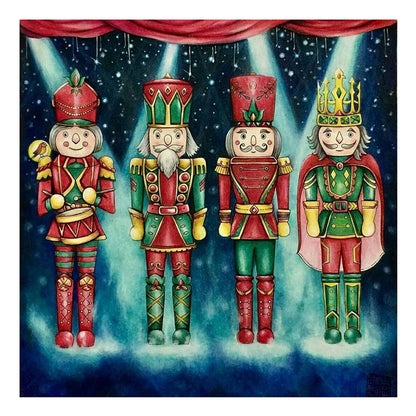 Nutcracker - Full Round Drill Diamond Painting 40*40CM