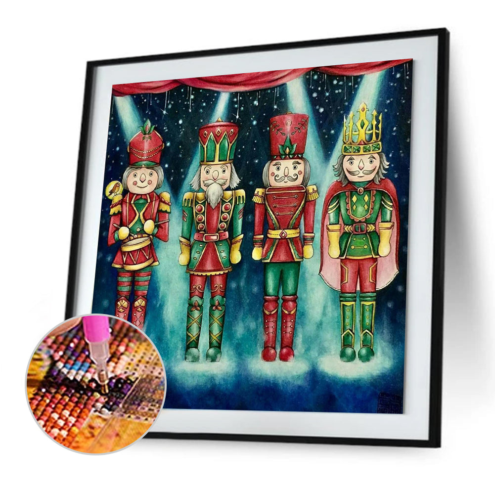 Nutcracker - Full Round Drill Diamond Painting 40*40CM