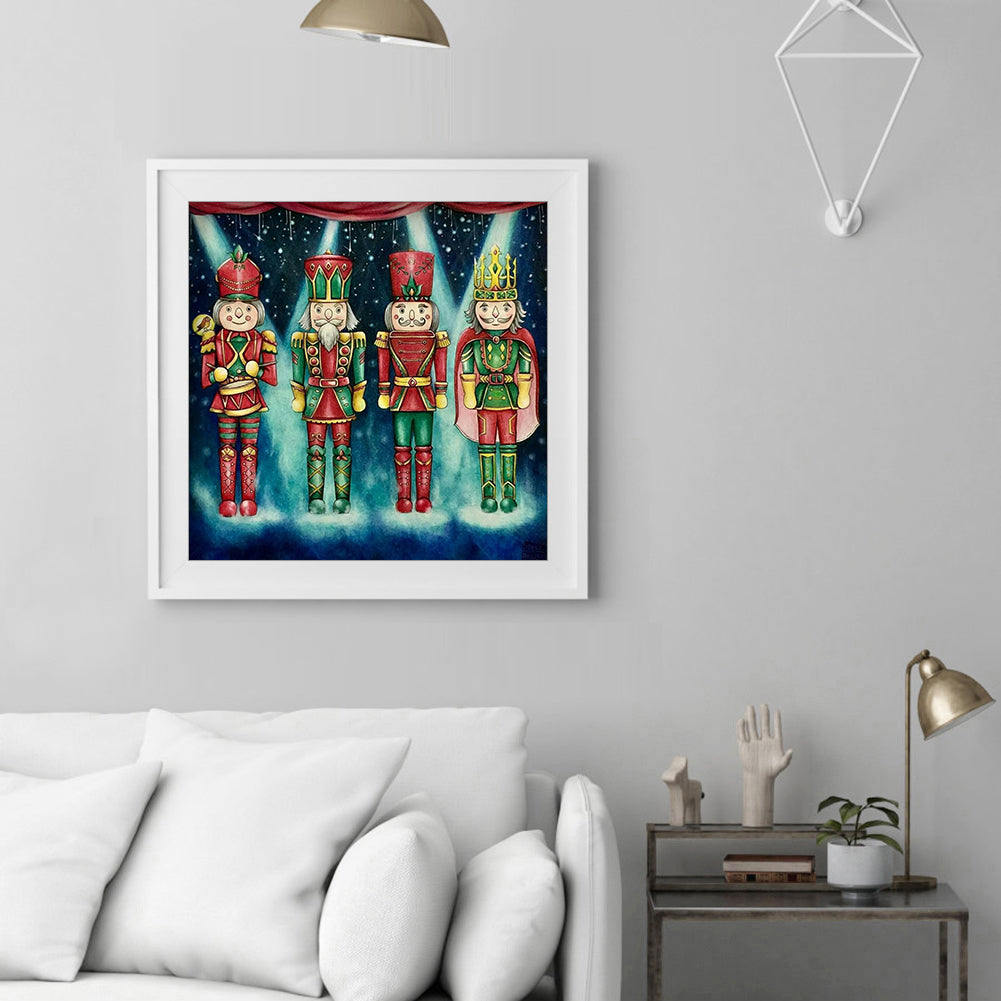 Nutcracker - Full Round Drill Diamond Painting 40*40CM