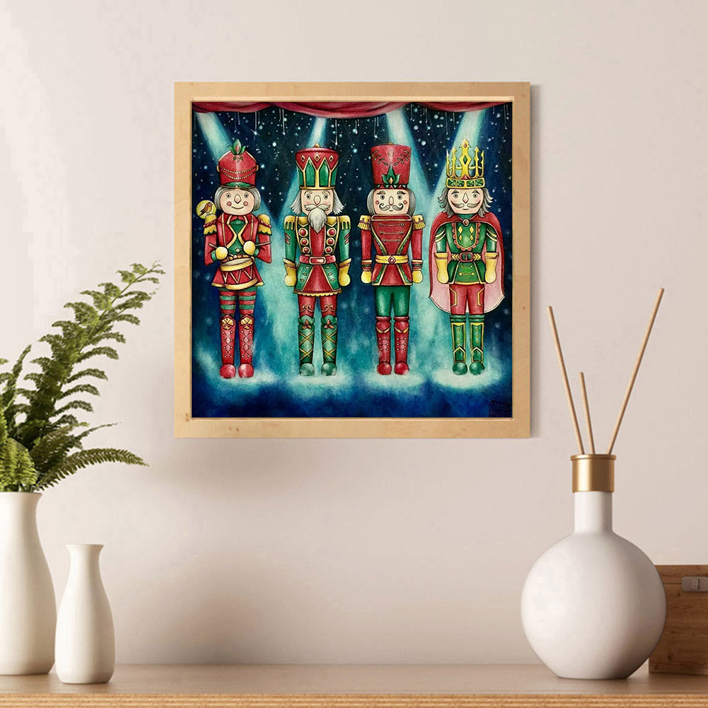 Nutcracker - Full Round Drill Diamond Painting 40*40CM