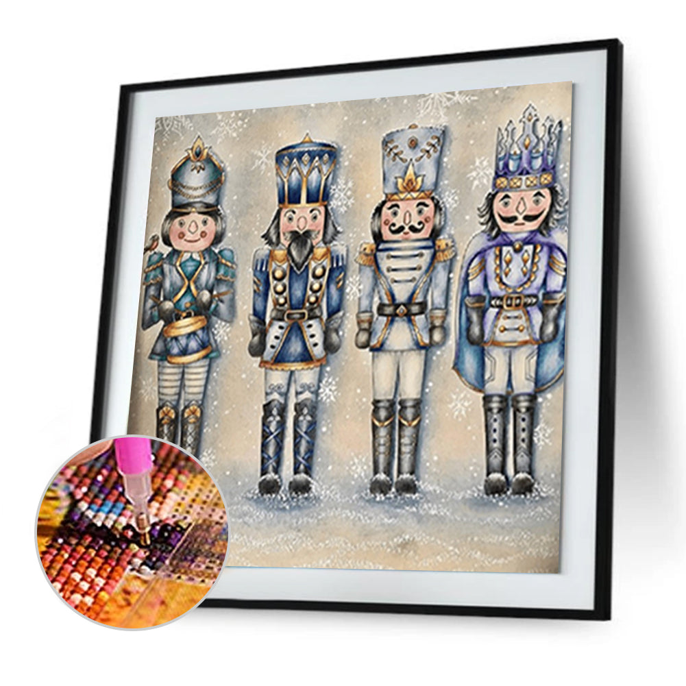 Nutcracker - Full Round Drill Diamond Painting 40*40CM