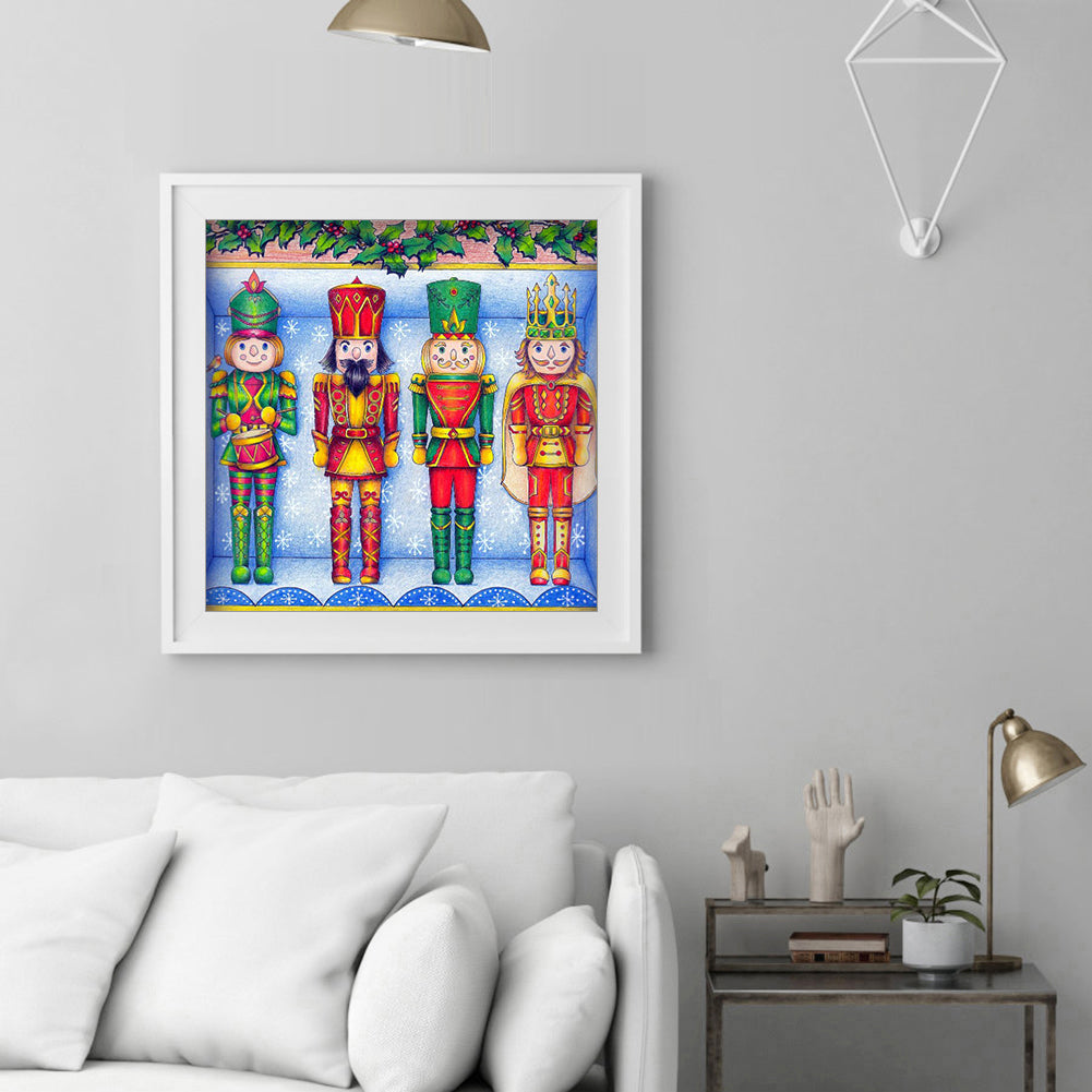 Nutcracker - Full Round Drill Diamond Painting 40*40CM