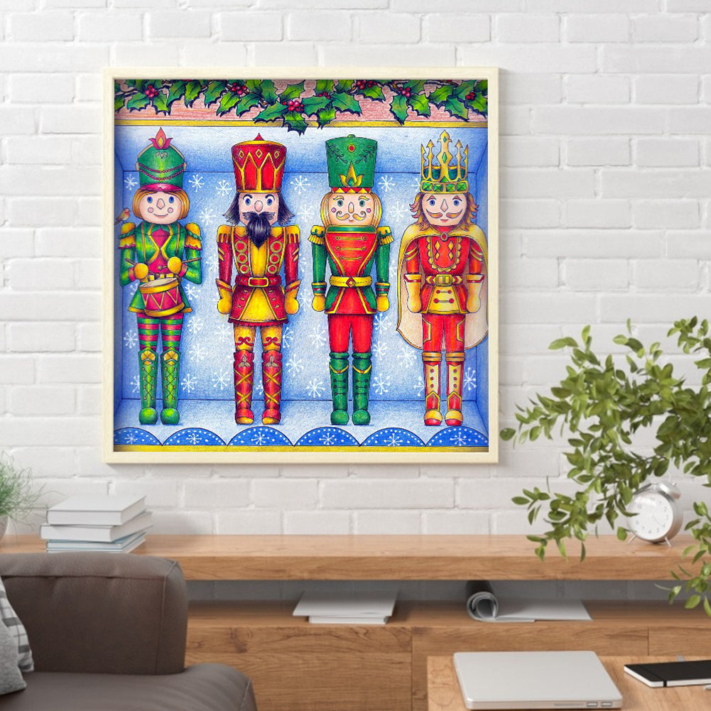 Nutcracker - Full Round Drill Diamond Painting 40*40CM