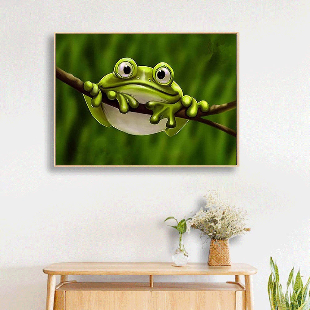 Frog - Full Round Drill Diamond Painting 40*30CM