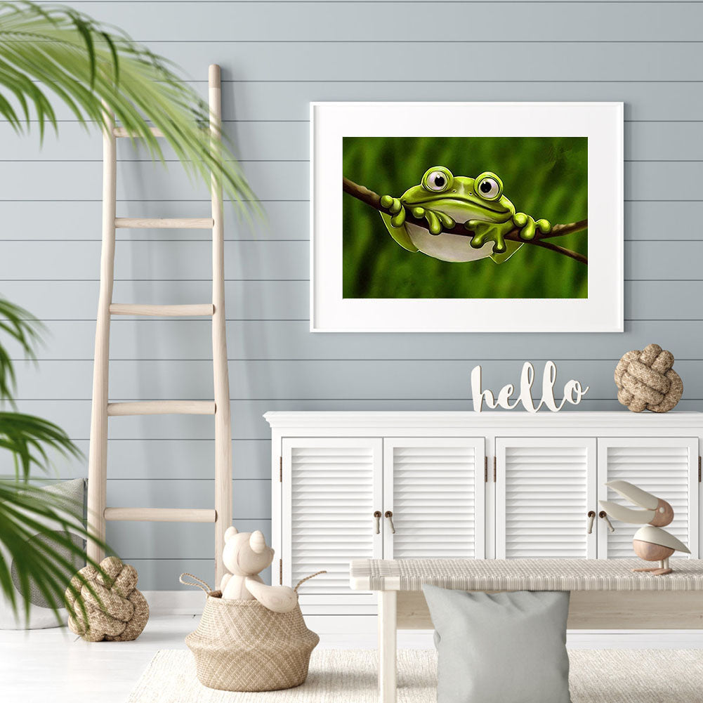Frog - Full Round Drill Diamond Painting 40*30CM