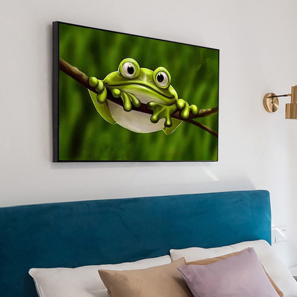 Frog - Full Round Drill Diamond Painting 40*30CM