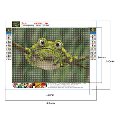 Frog - Full Round Drill Diamond Painting 40*30CM