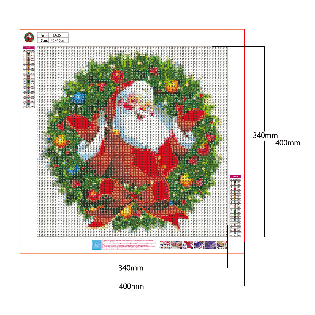 Santa Claus - Full Round Drill Diamond Painting 40*40CM