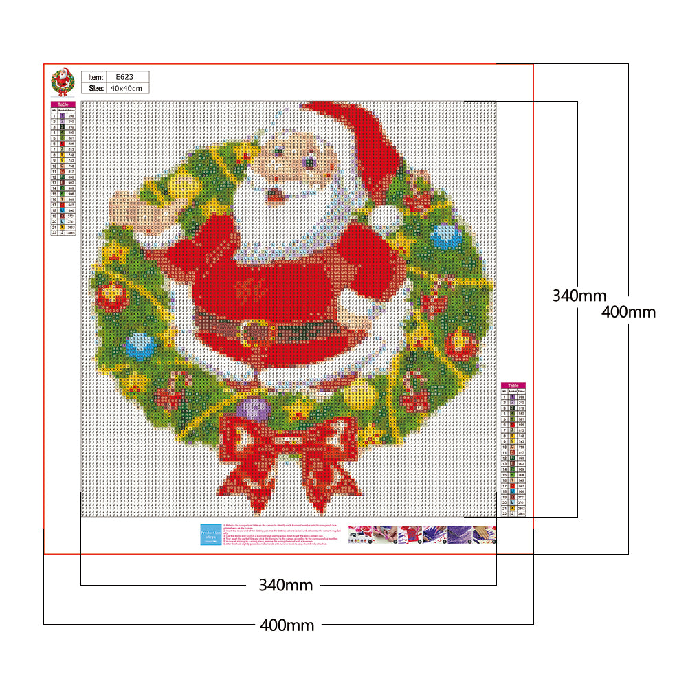 Santa Claus - Full Round Drill Diamond Painting 40*40CM