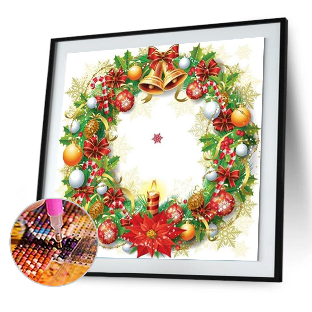 Wreath - Full Round Drill Diamond Painting 40*40CM