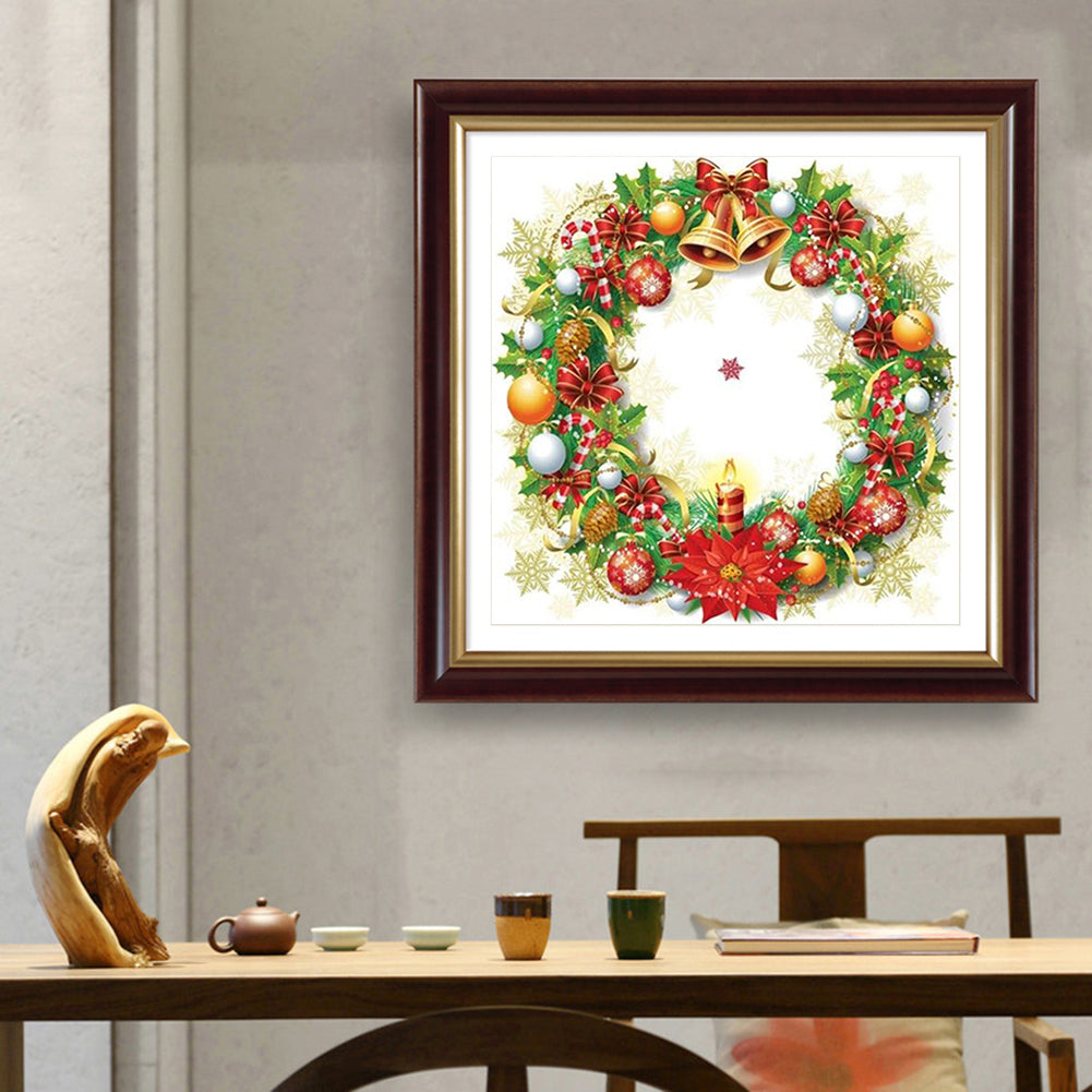 Wreath - Full Round Drill Diamond Painting 40*40CM