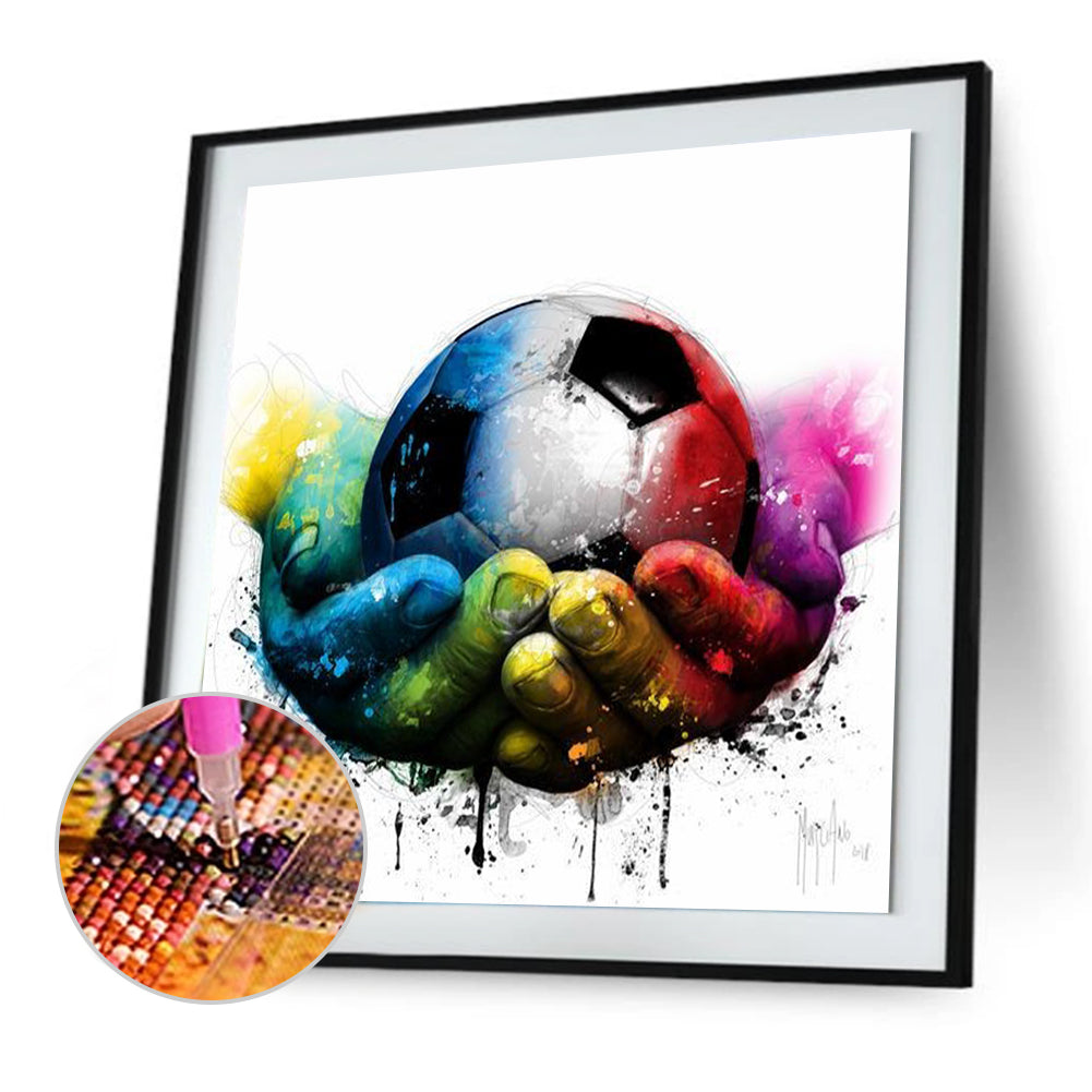 Football - Full Round Drill Diamond Painting 30*30CM