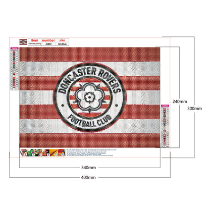 Team Emblem - Full Round Drill Diamond Painting 40*30CM
