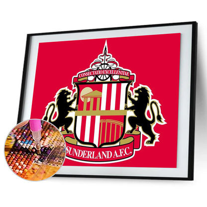 Sunderland Logo - Full Round Drill Diamond Painting 45*35CM