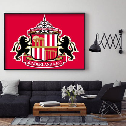 Sunderland Logo - Full Round Drill Diamond Painting 45*35CM