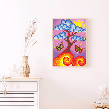 Tree - Special Shaped Drill Diamond Painting 30*40CM