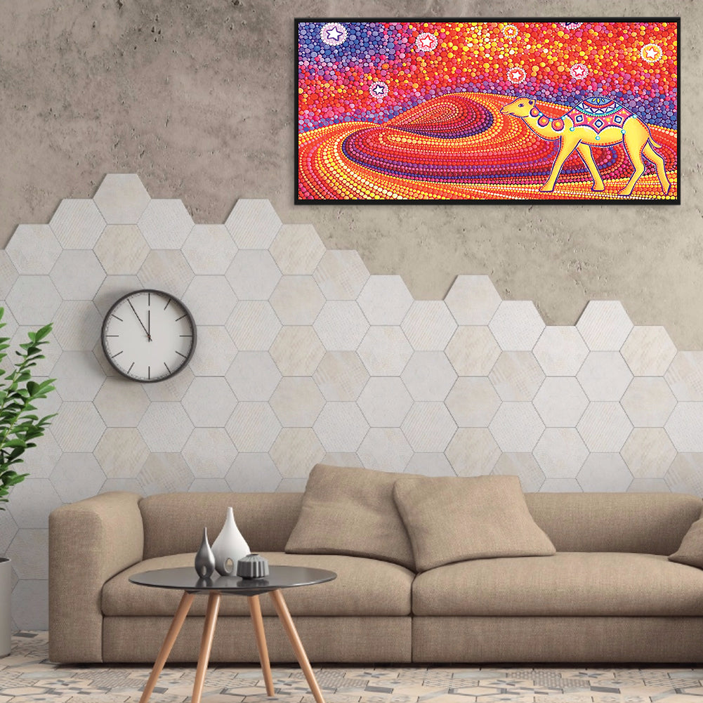 Camel - Special Shaped Drill Diamond Painting 80*40CM