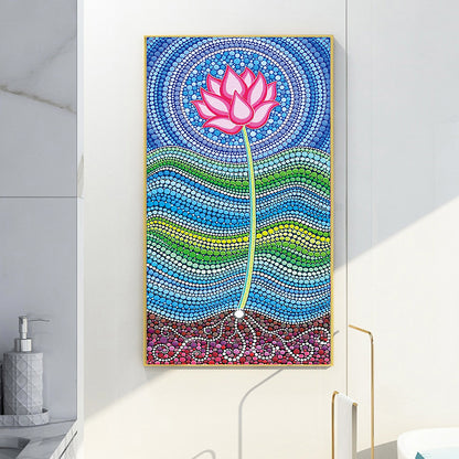 Lotus - Special Shaped Drill Diamond Painting 40*80CM